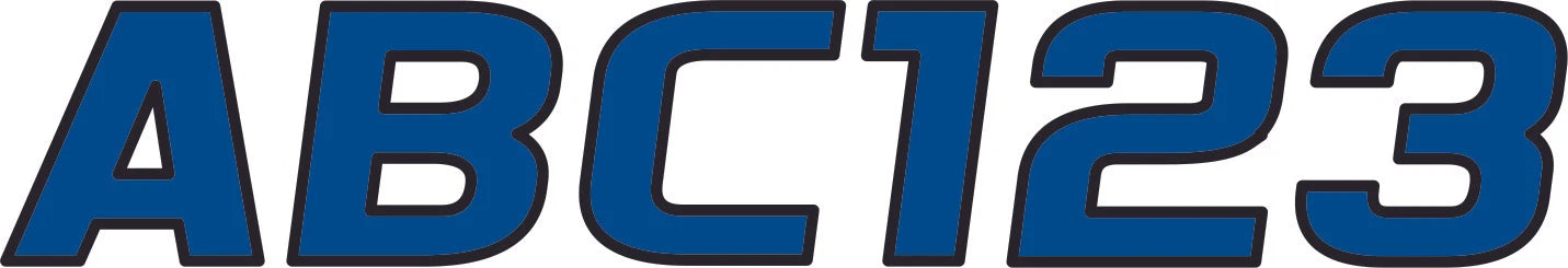 Hardline 700 Pwc Kit Blue/black Graphics Decals For Kawasaki 1200 &