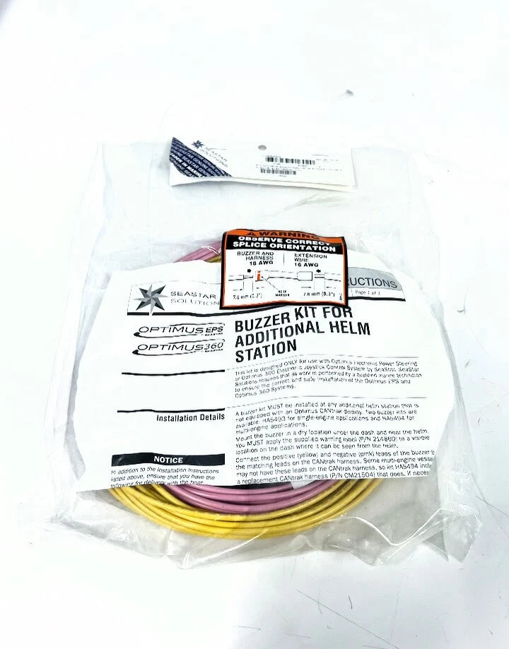 '-New- Seastar Solutions Ha5493, Buzzer Kit For Additional Helm