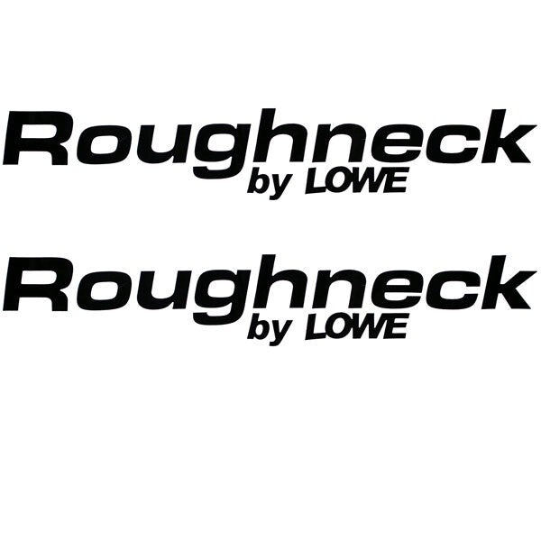 Lowe Boat Decal Stickers 1940679 | Roughneck 19 3/8 Inch Black (Pair)O