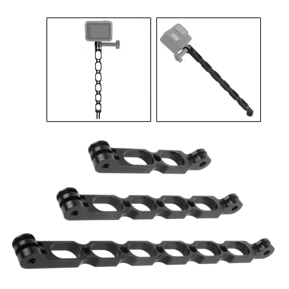 Angle Adjust Alloy Extension Rod Arm Mount Helmet For Gopro Max For