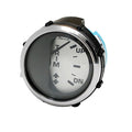 Trim Gauge Faria Spun Silver Evinrude 2 Inch by Faria