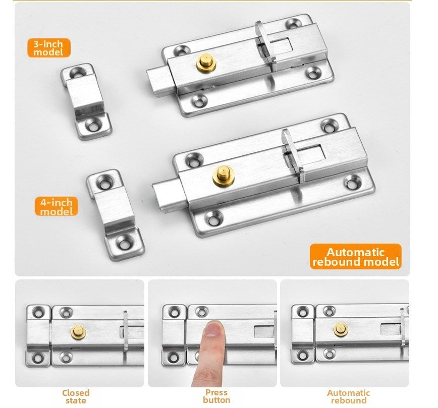 Spring Latch Electroplated Finish