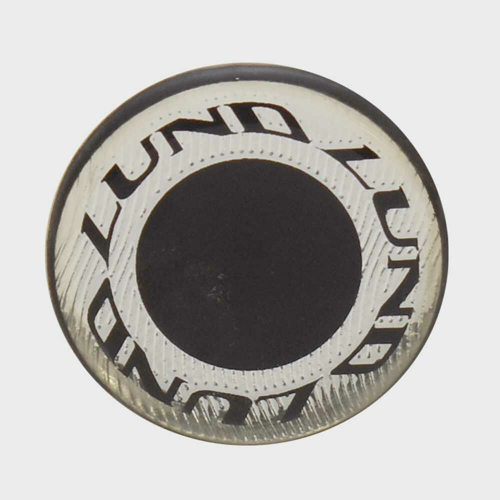Lund Boat Steering Wheel Decal 1987735 | Raised Logo Emblem Silver Sti