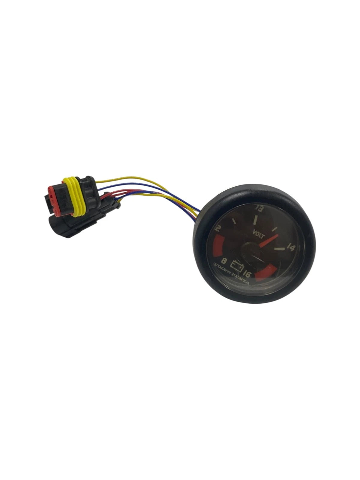 Olvo Penta 874547, Voltage Gauge, Missing Mounting Ring, Oem