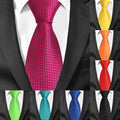 Mens Plaid Tie Groomsmen Accessory