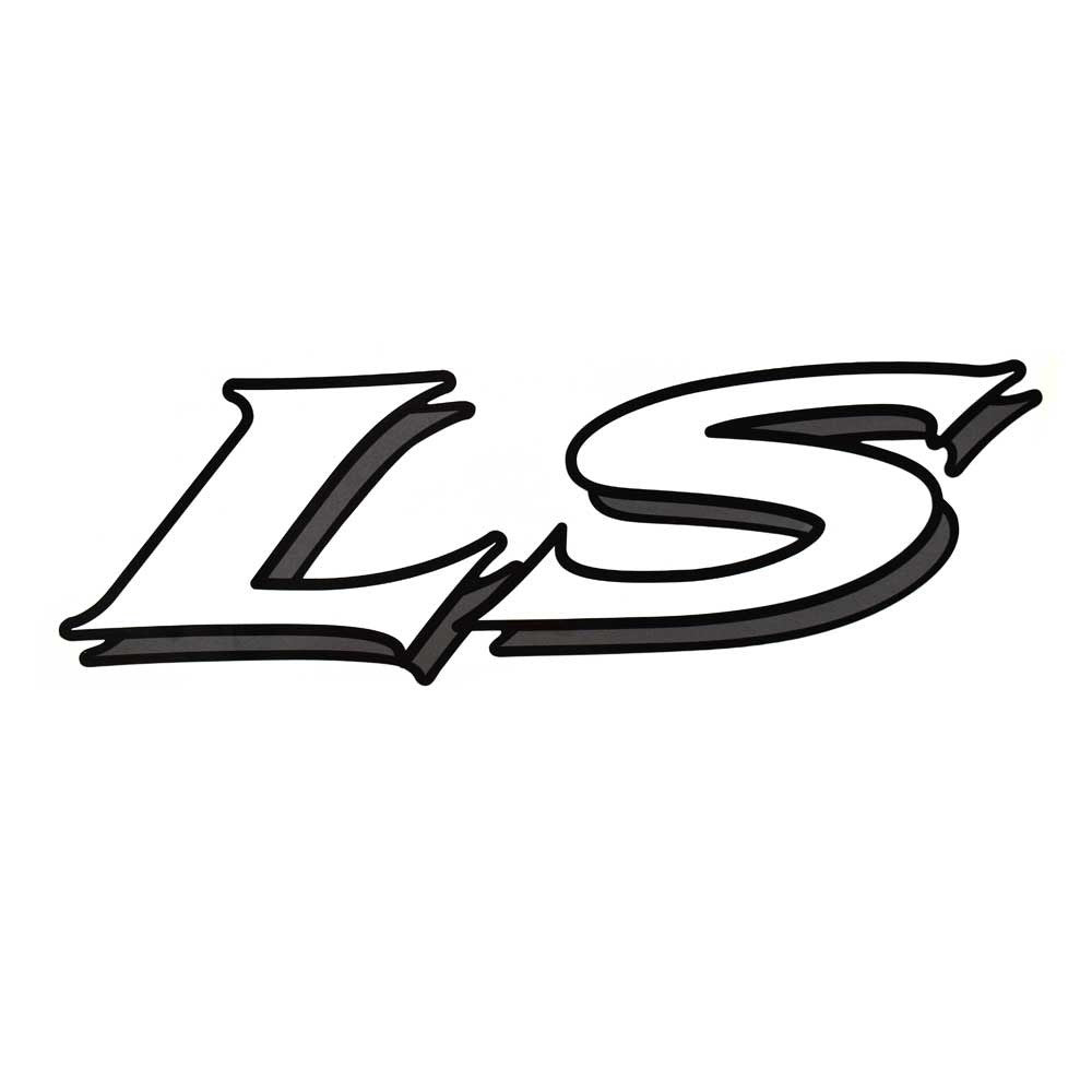 Boat Model Decal LS White Black Sticker by Moomba