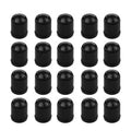 Black Dome Tire Valve Stem Caps