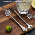 Dual Function Steel Straw Spoon