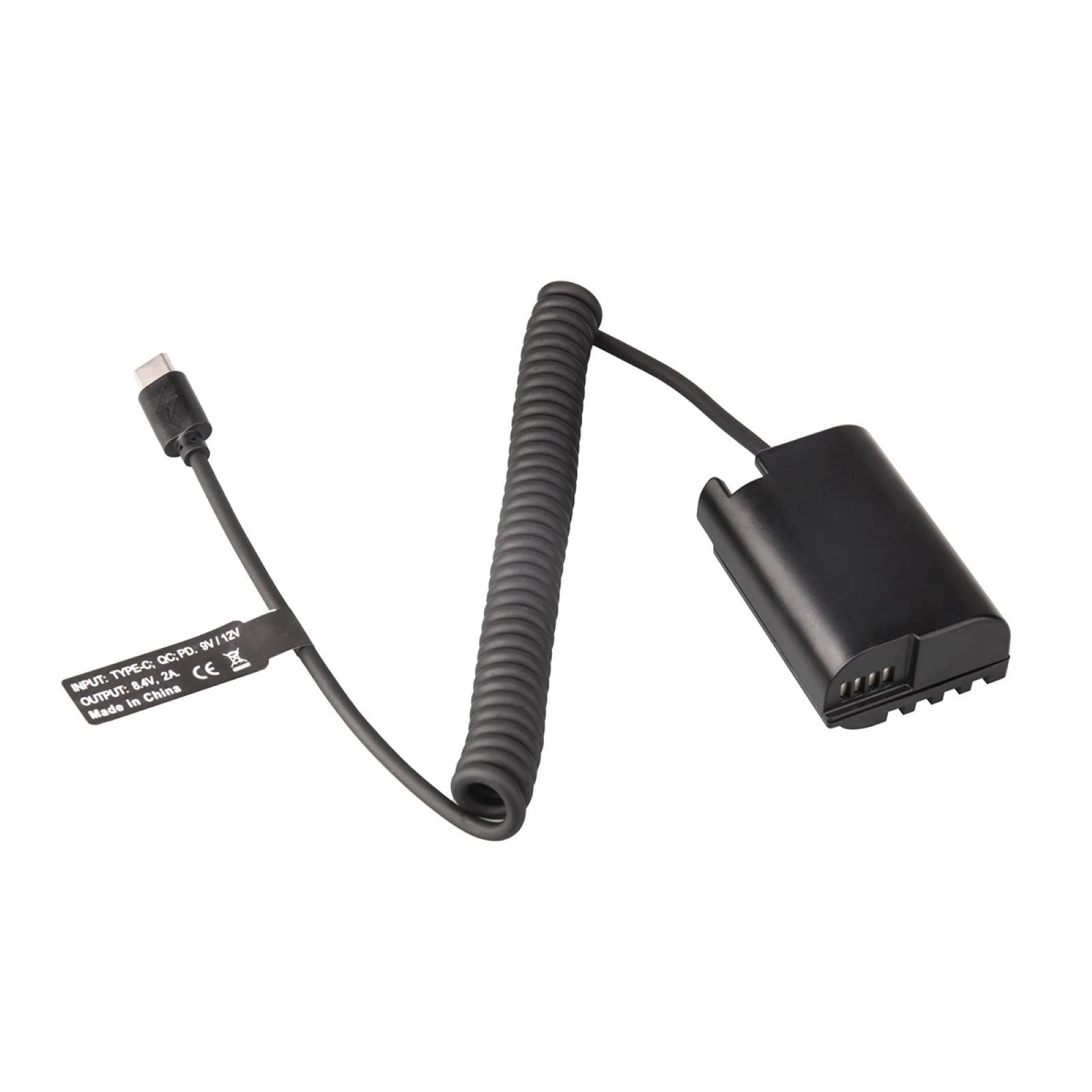 Black Usb-c To Dmw-blk22/dcc1<wbr/>7 Dummy Battery Power Cable For