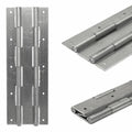 Viaggio Pontoon Boat Dual Piano Hinge | 4 1/4 x 12 Inch 10 GA Aluminum