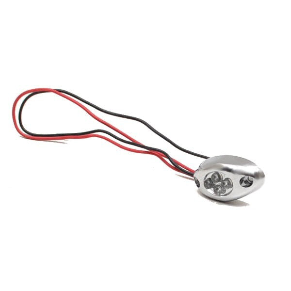 Skiers Choice Boat LED Interior Light 1 1/2 Inch Silver by Skiers Choice