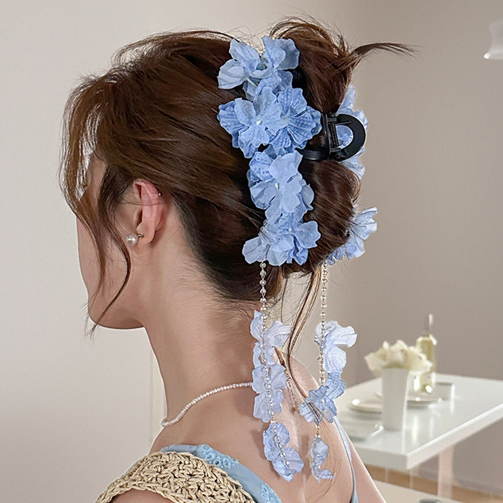 Hydrangea Hair Clip Unique Handmade Party Accessory