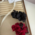 Black Rose Design Claw Clip for Hair