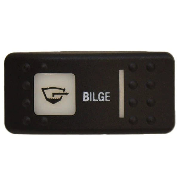 Carling Boat Bilge Rocker Switch Cover Actuator | Black Plastic