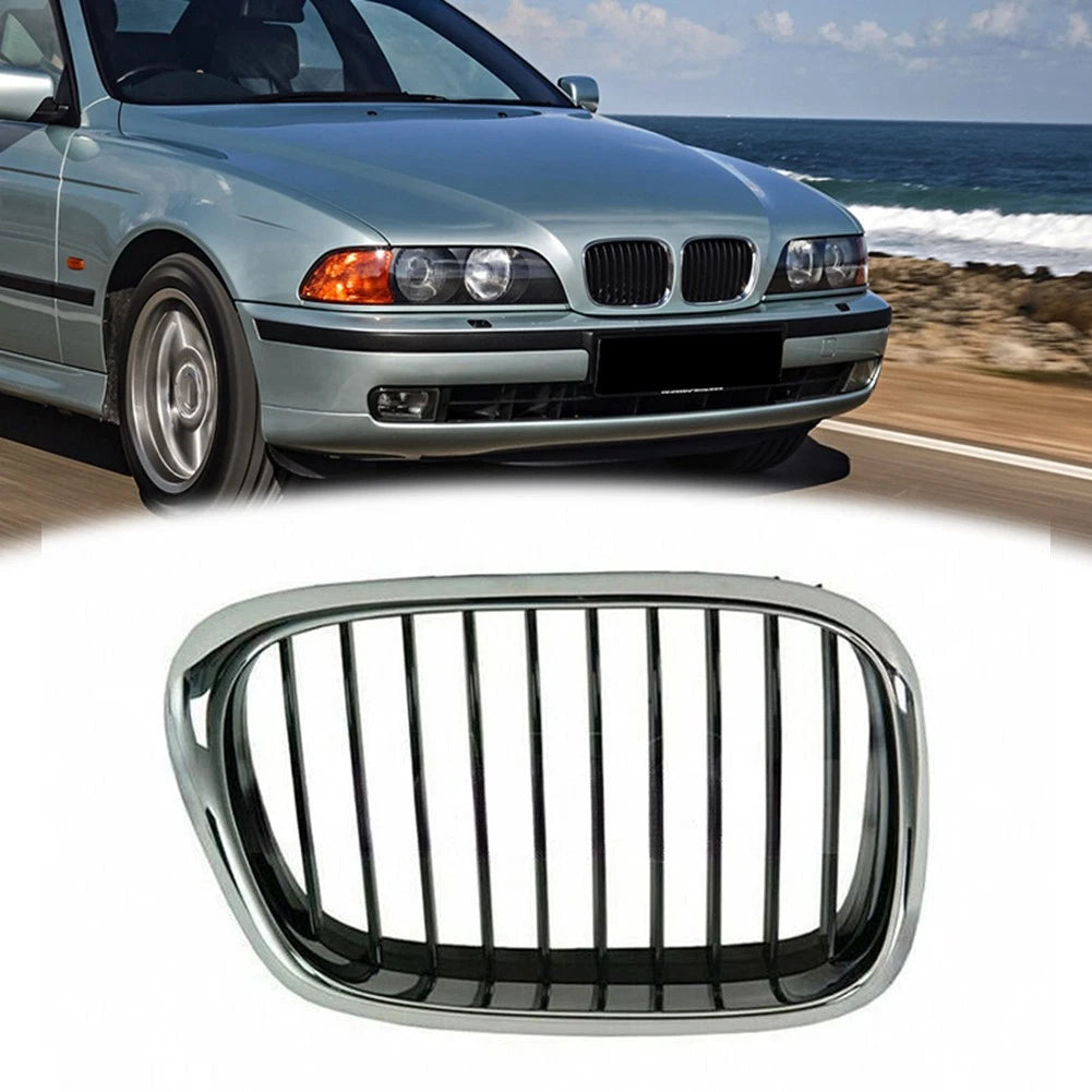 Chrome Black Grille Front Kidney Grille Car Upgrade Stylish Appearance