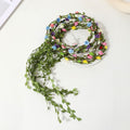 Adjustable Flower Headpiece with Multicolor Blooms