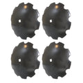 4 Pack Disc Harrow Blade 20" Notched Fits 1 1/8" Square Axle Fits