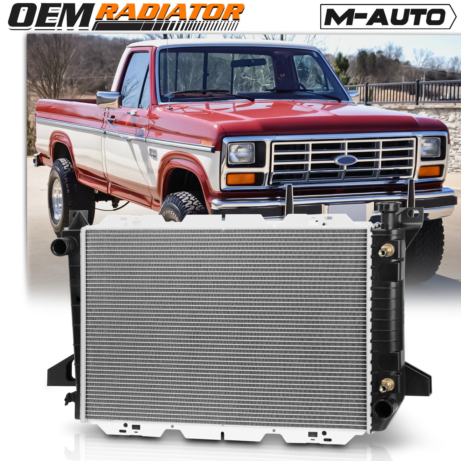 1454 Aluminum Radiator for F150/Bronco