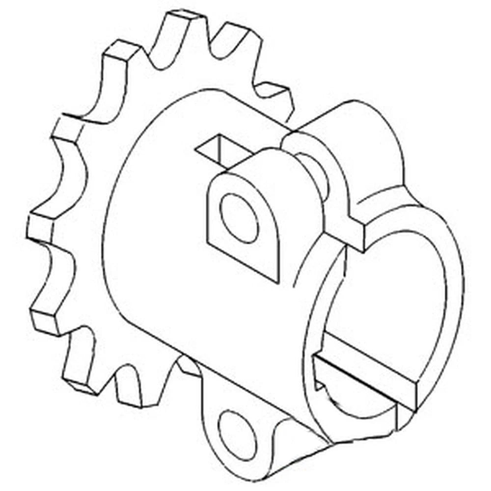 N104147 New Coupler Sprocket Fits John Deere Fits Jd Combine Models
