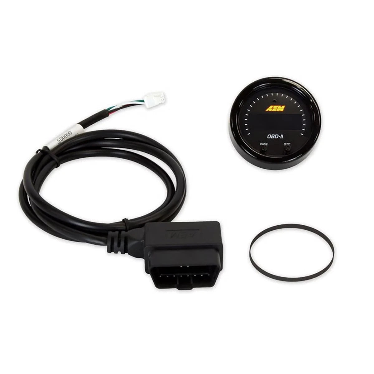 Aem X-series Obdii Gauge Black Bezel & Black Faceplate Aem-30-0311