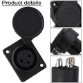 XLR 3 Pin Female Chassis Mount Socket