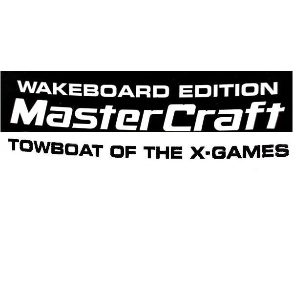 MasterCraft Boat Decal OEM Wakeboard Edition by MasterCraft