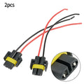 Heavy Duty H11 H8 Female Connector Wiring Adapter For Fog Light Set