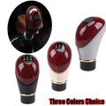 Ergonomic Leather Gear For Shift Knob With 5 Speed Compatibility Easy