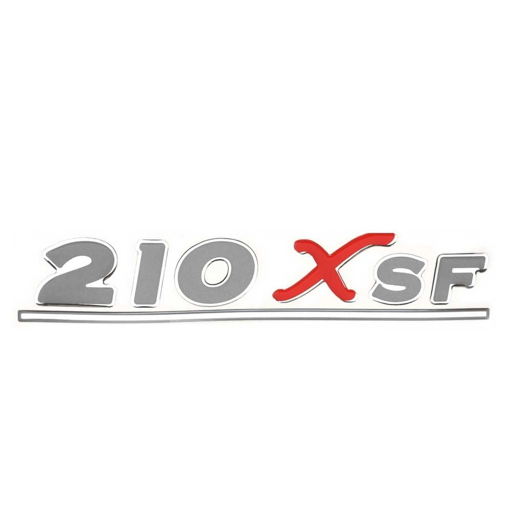 Scout Boat Raised Decal HW1410 210 XSF Metallic Pewter Red Silver by Scout