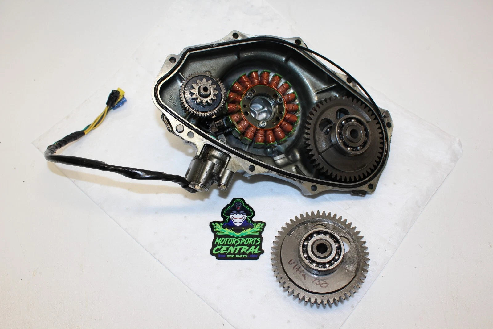99-05 Kawasaki Jet Ski Ultra 150 Stxr Oem Stator Cover Balance Gear