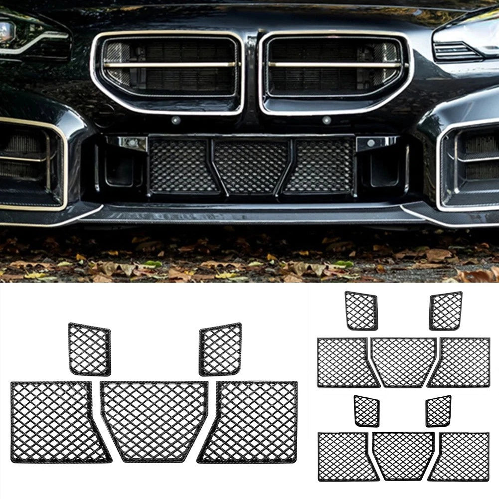 5 Pack For Bmw G87 M2 Front Bumper Lower Grille Mesh 2023 2025 Fit