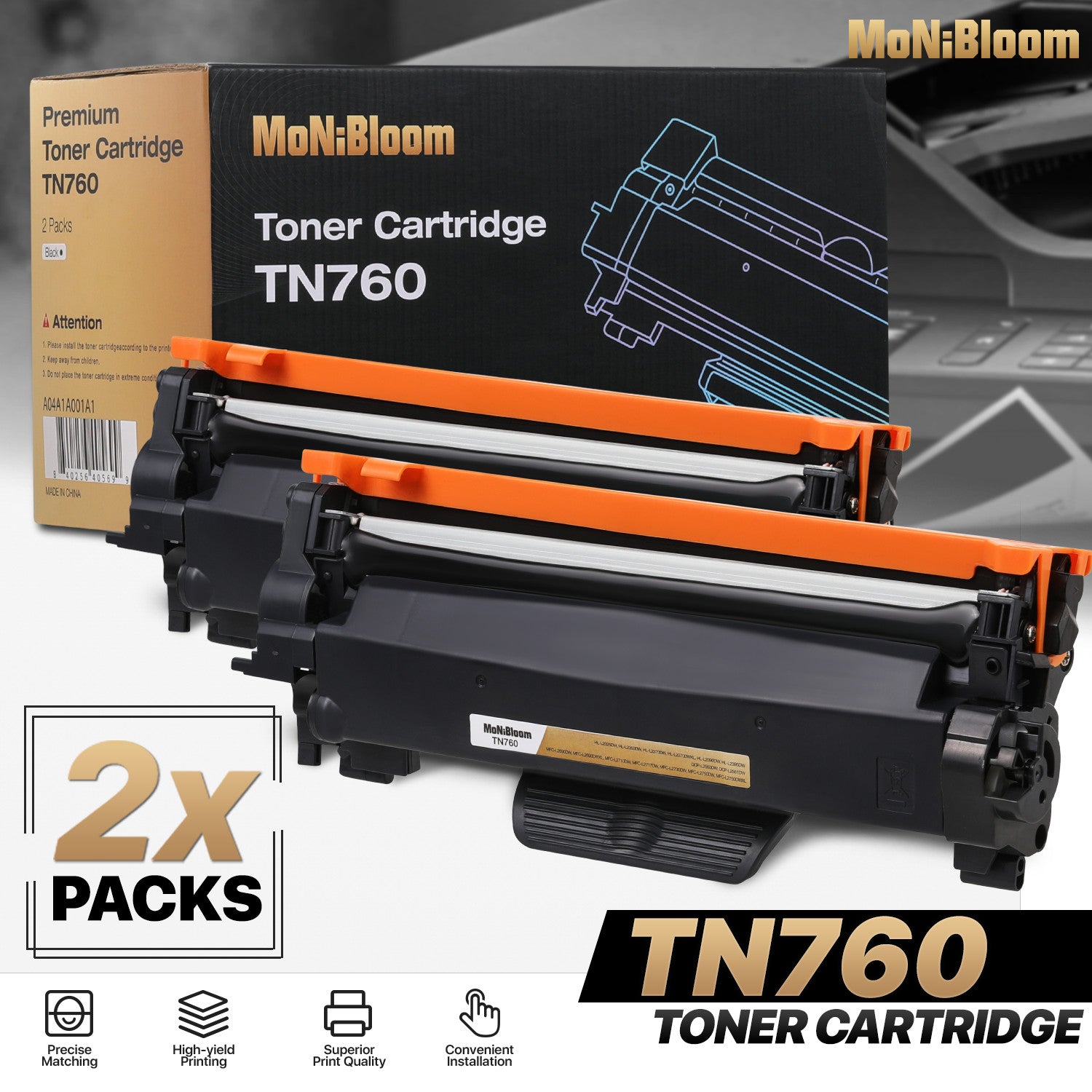 Dual Toner Cartridge for Brother MFC-L2710DW