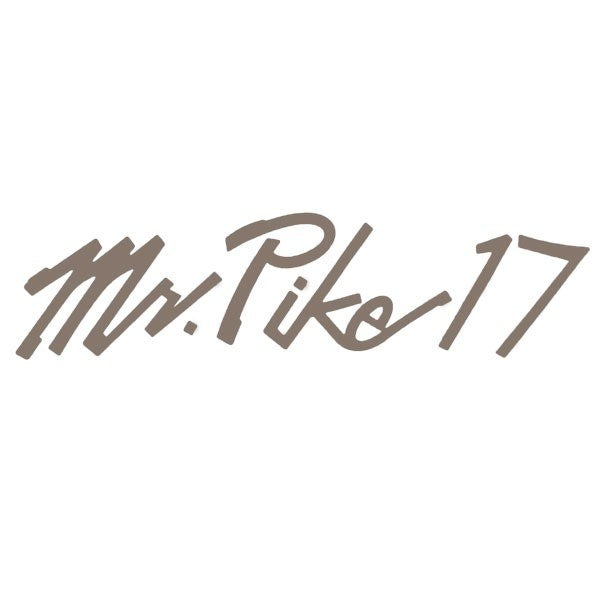 Decal Lund Mr. Pike Pewter Vinyl 17 1/2 x 4 3/4 Inch by Lund