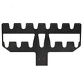 Boat Rod Holder Panel | 12 Slot 19 3/4 X 10 3/4 Inch Starboard Black