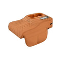 Car Armrest Leather Cushion With Built In Cup Holder And Storage