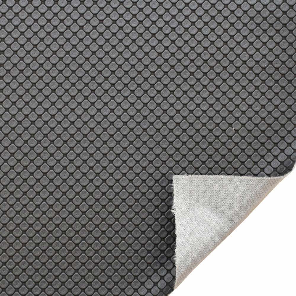 Spradling Boat Knit Back Vinyl 119020 | Cubix Charcoal 54 Inch (YD)Ope
