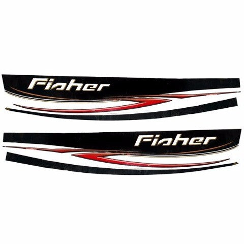 Graphic Decals Fisher Boat 186 SC Hull Stickers by Fisher