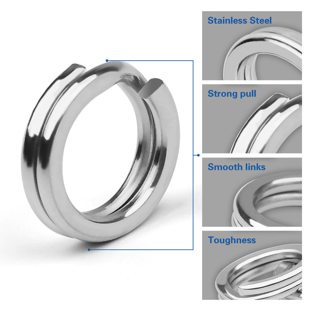 Hook Connectors Lure Rings Heavy-duty Construction