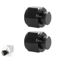 An12 Hose Cap Adapter Black Aluminum For Fuel Oil Coolant System Lines