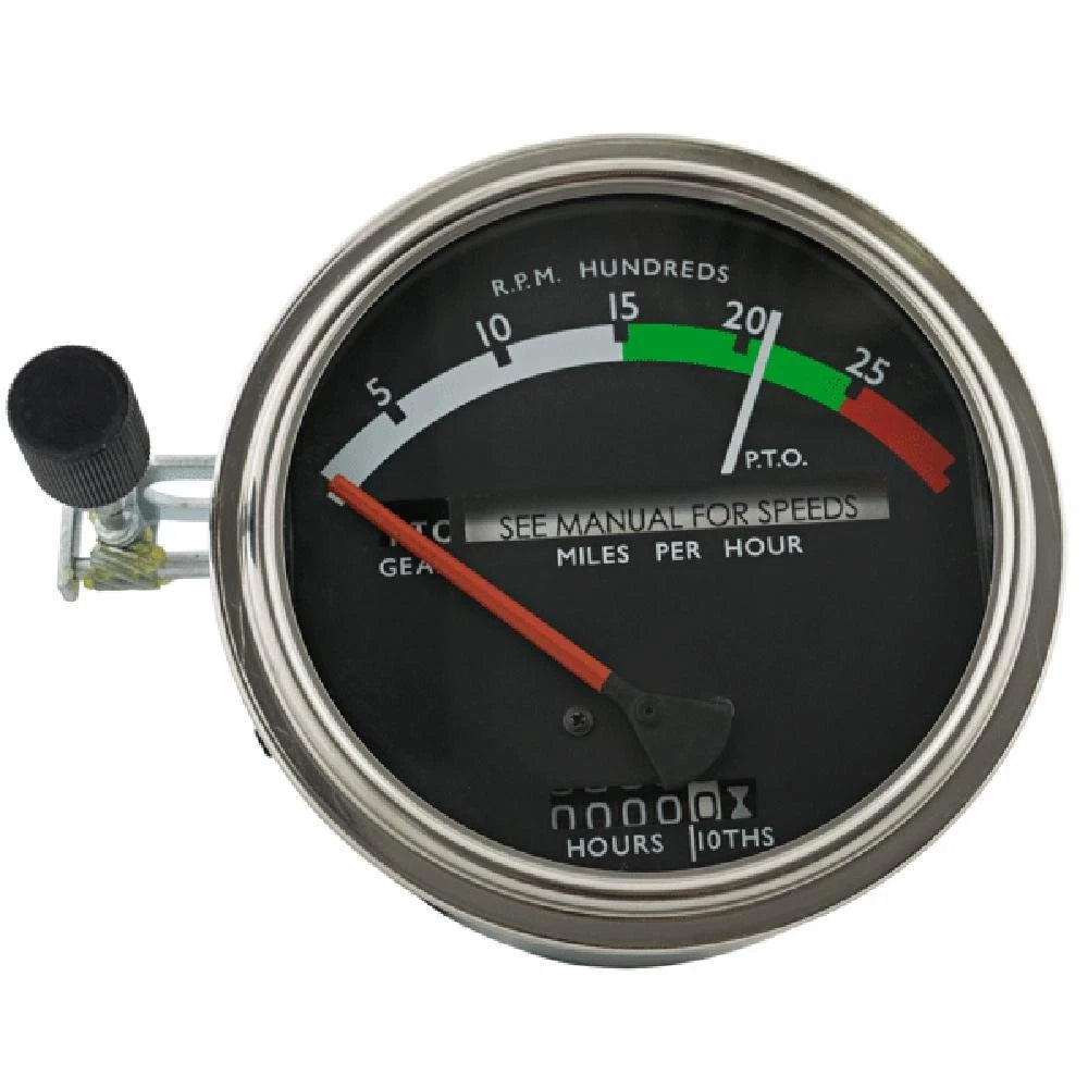 Tachometer Gauge - Red Needle Fits John Deere 2510 2520 3020 4020