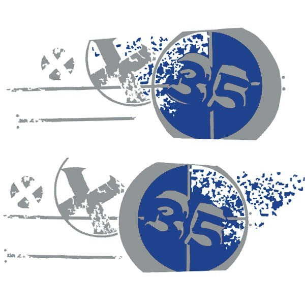 MasterCraft Graphic Decal X35 Mediterranean Blue by MasterCraft