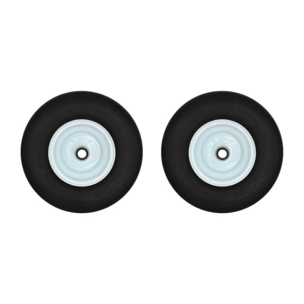 13x6.50-6 Flat Free Wheel With Bearings For Zero Turn Mowers Utility