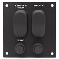 Tracker Boat Switch Panel Black Plastic by Tracker