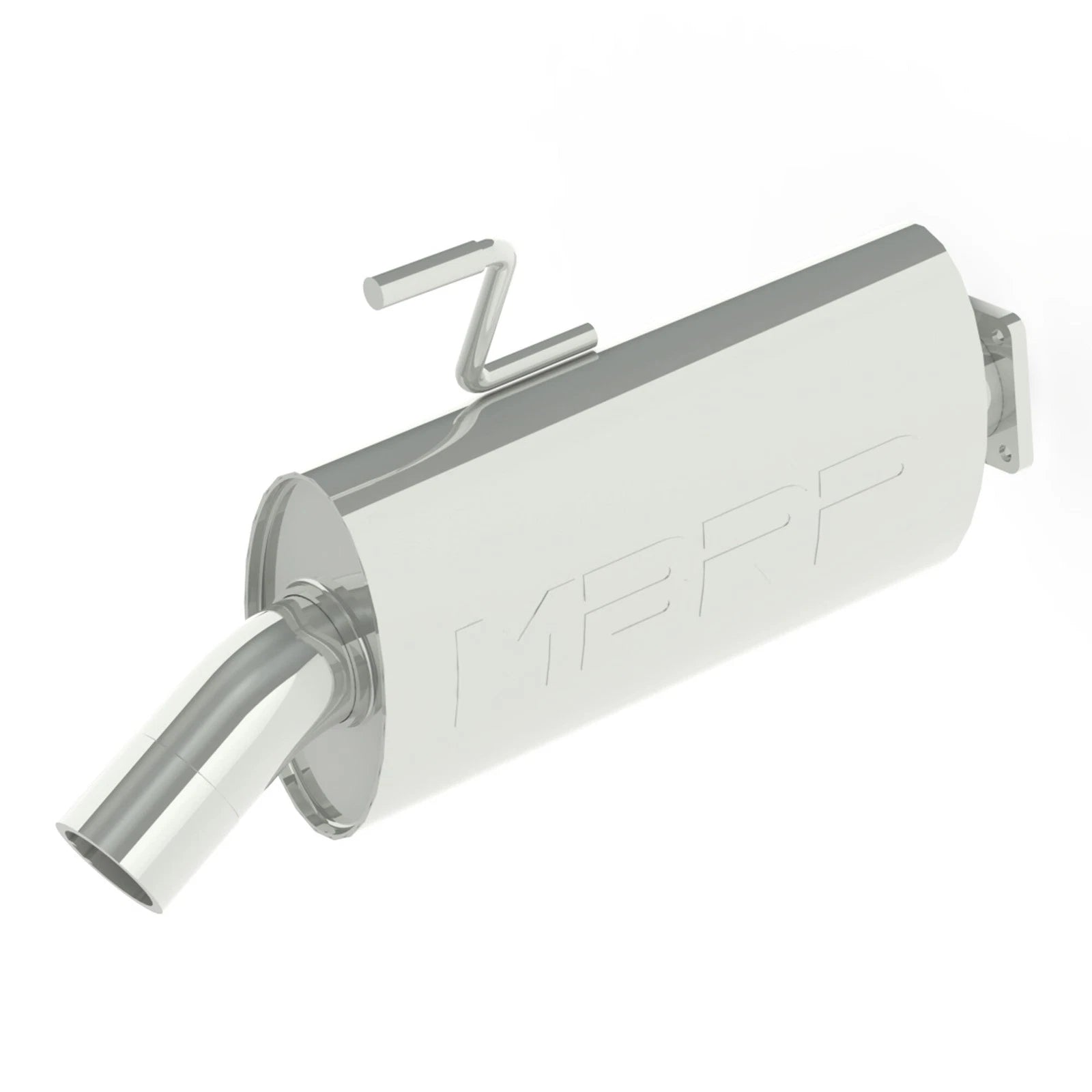 Mbrp Single Slip-on System With Oval Sport Muffler Chrome For