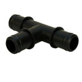 Standard Boat T-Fitting | 3/4 Inch Hose Connection Black Plastic by Standard
