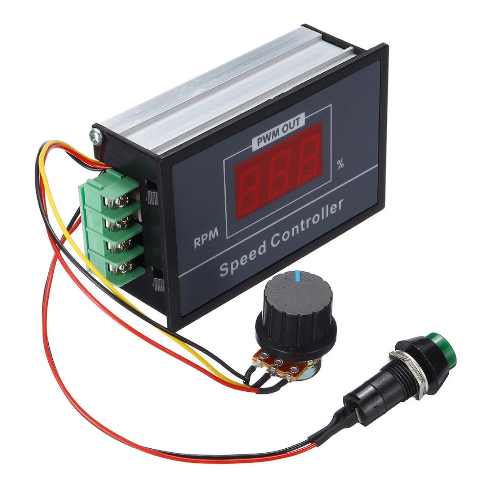 Pwm Dc 6-60V 30a Motor Speed Control Module W/ Potentiometer & Stop
