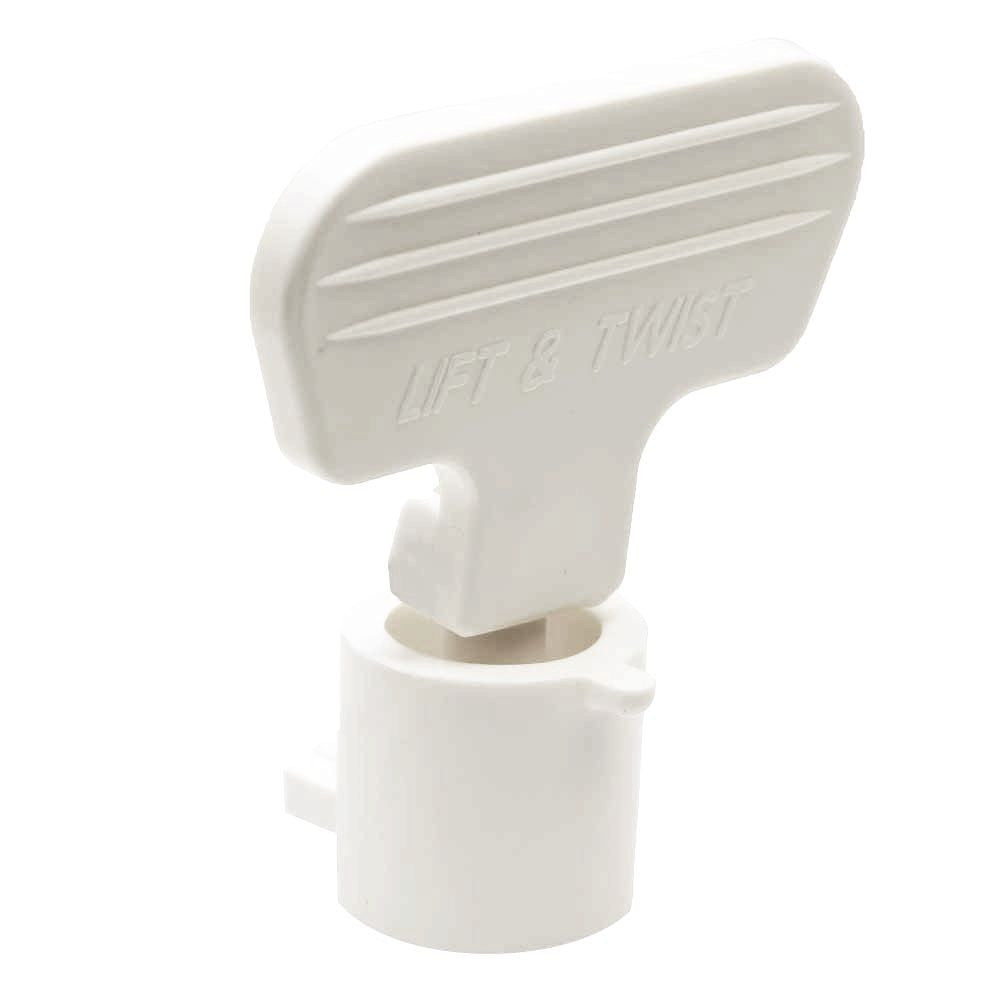 Innovative Boat Hatch Handle Lift N Twist Polar White by Innovative