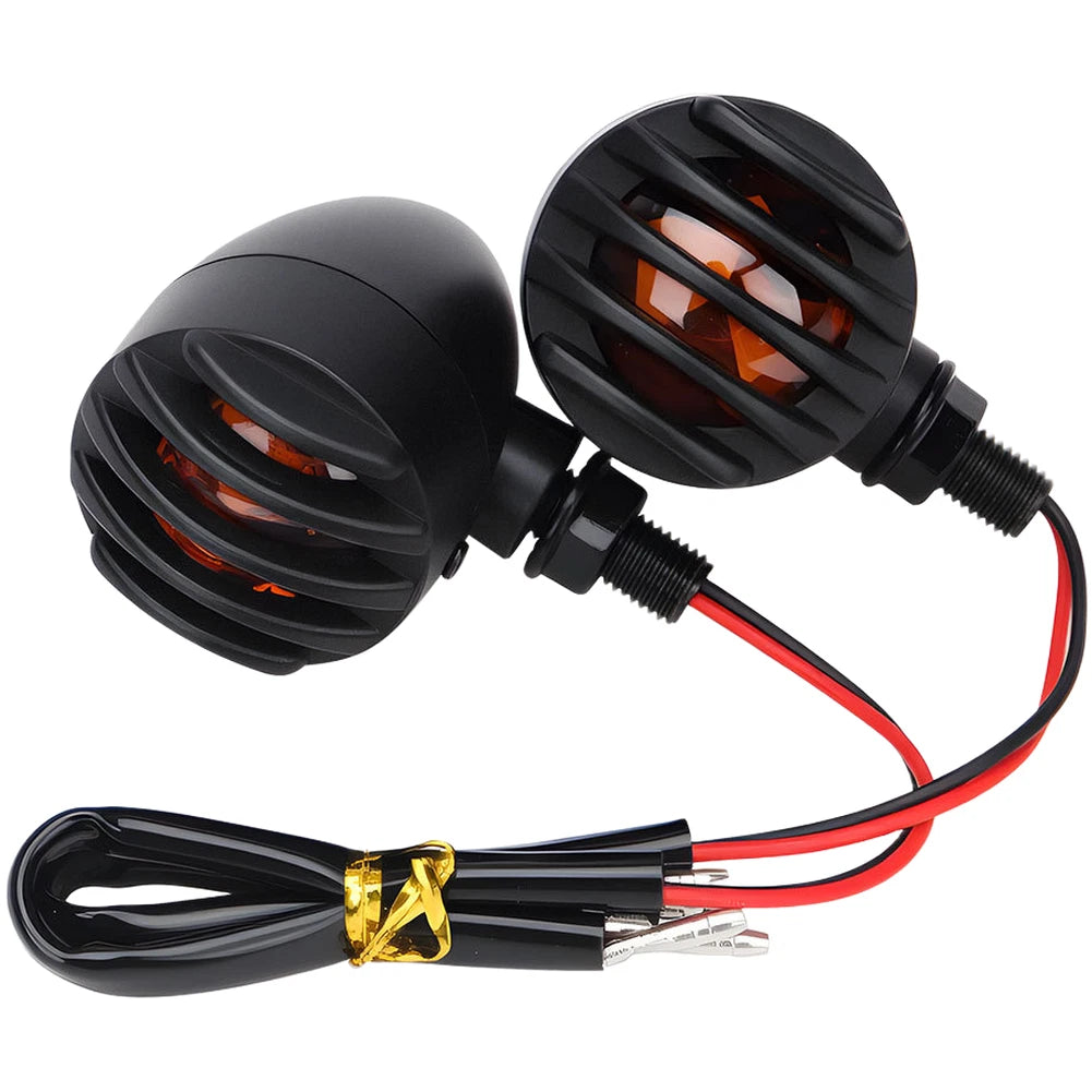 Motorcycle Turn Signal Amber Led Bulb Grill Style | Hook & Hull Co