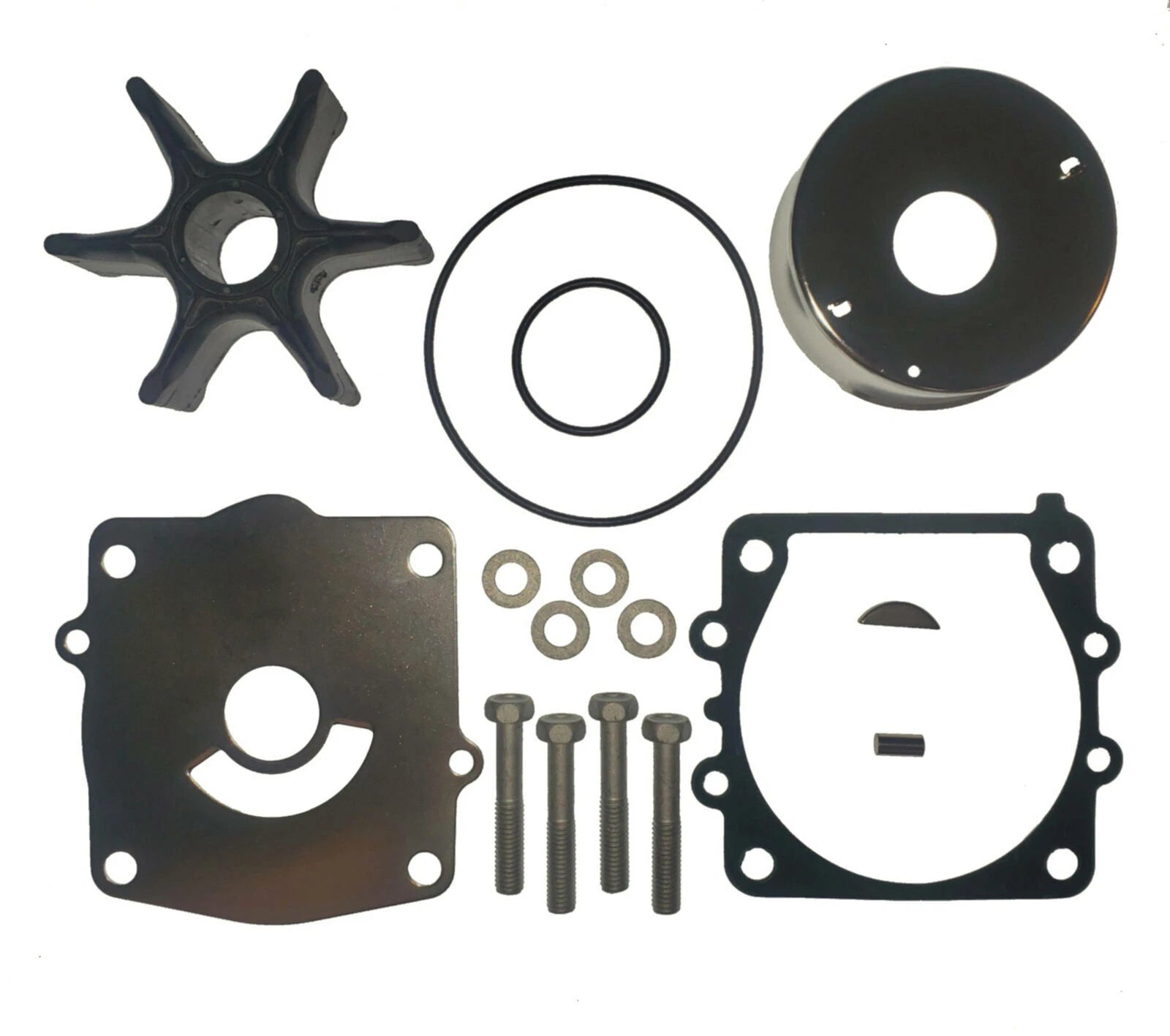 Water Pump Impeller Kit For Yamaha V6 150 175 200 225 Hp 18-3310