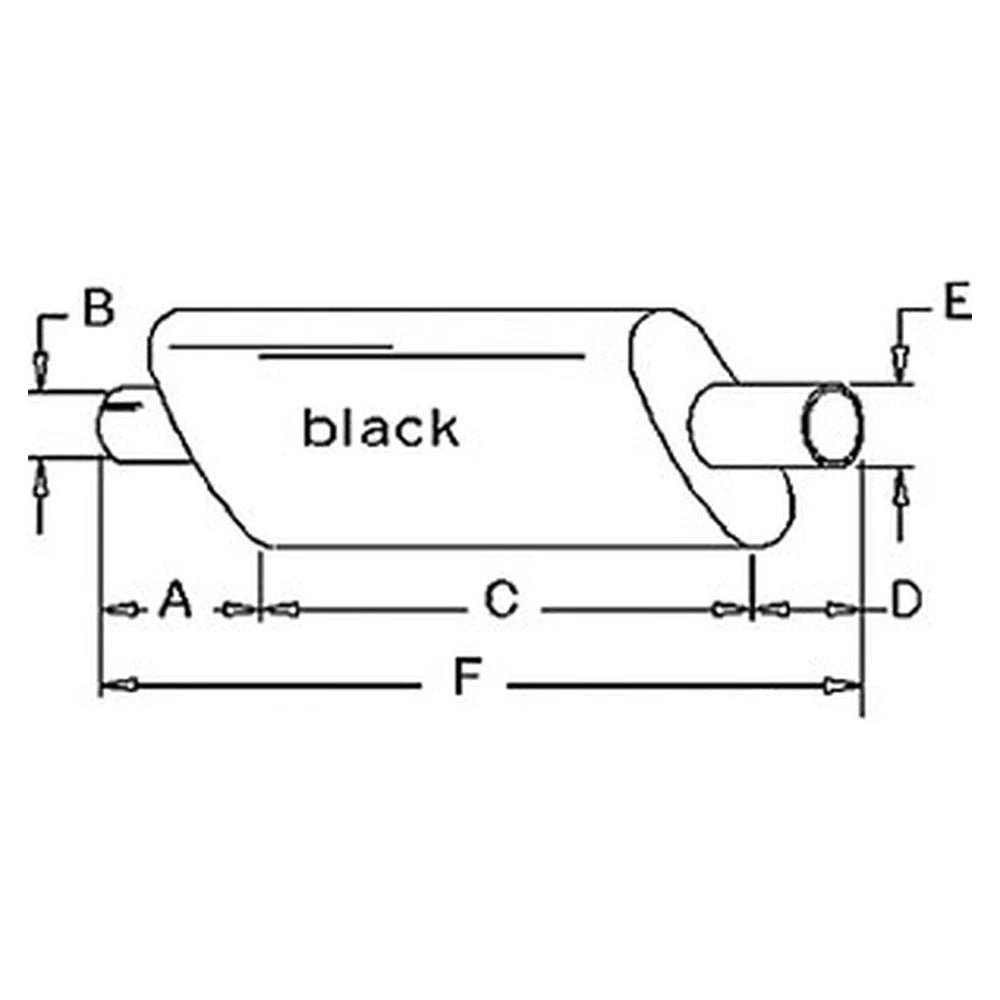 Muffler 530689m91 Fits Massey Ferguson 1100 1130